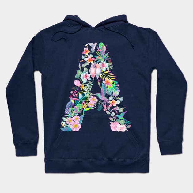 A - Decorative Alphabet Hoodie by Gingerlique